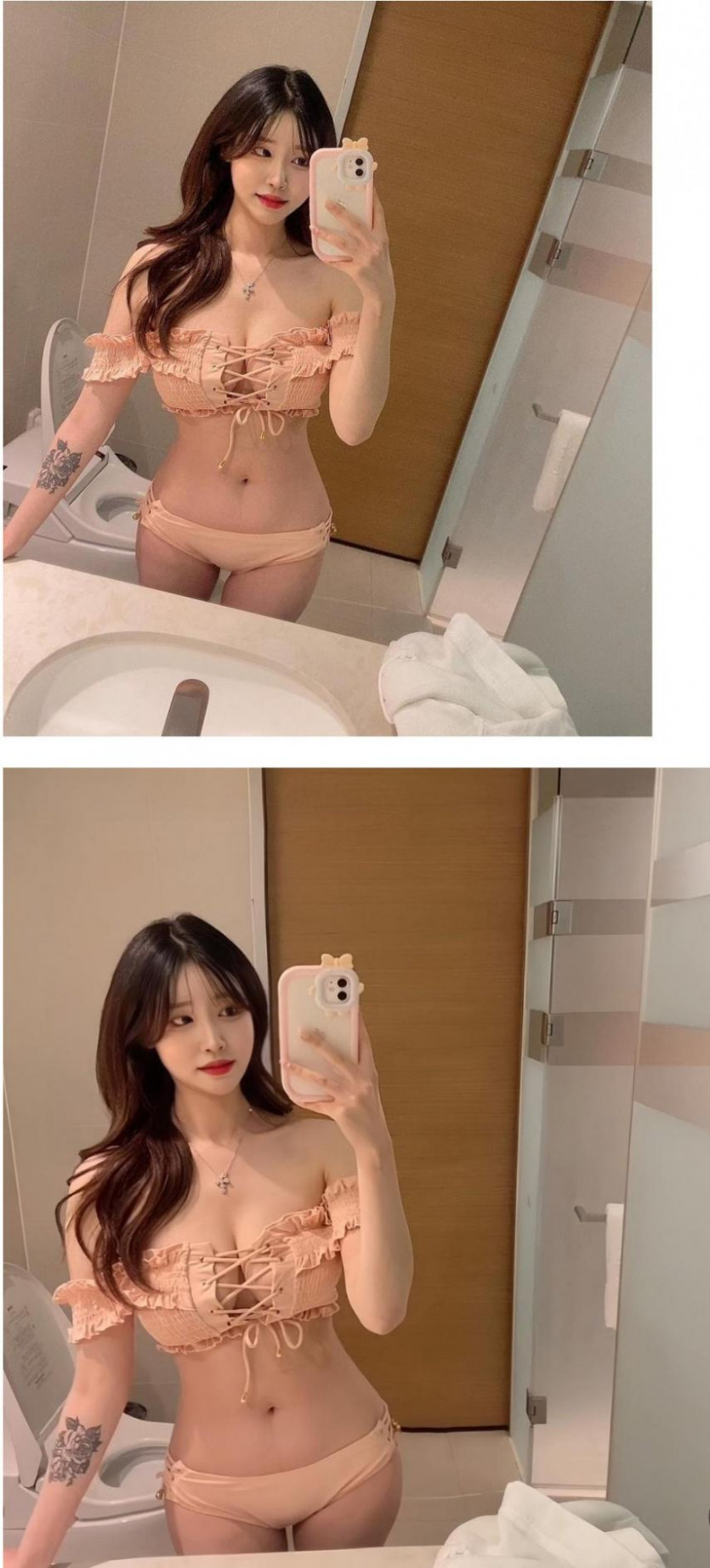 문신한 존예녀 비키니 셀카