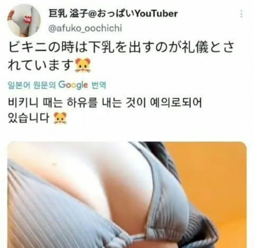 사람들은 잘 모르는 일본의 비키니 예절