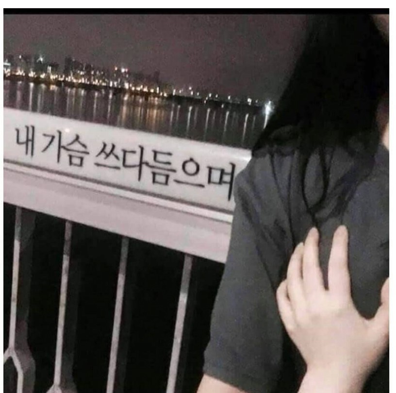 한강 자살방지문구 악용 사례 jpg