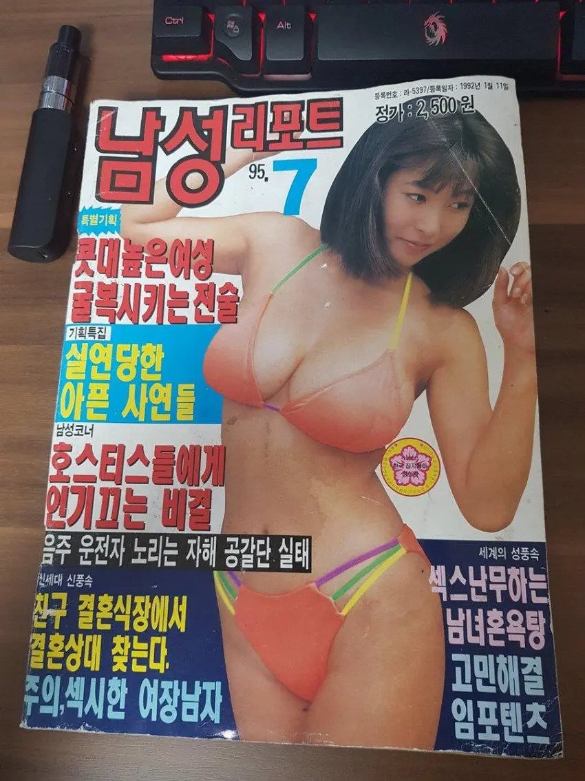 그 때 그 시절 95년도 성인잡지