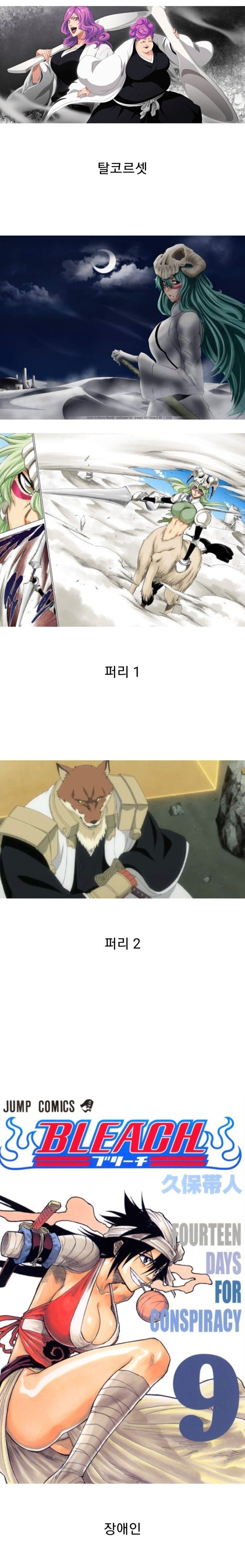 대놓고 PC로 떡칠을 했던 만화 블리치