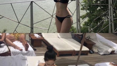 한국에 자주 놀러오는 일본녀 비키니