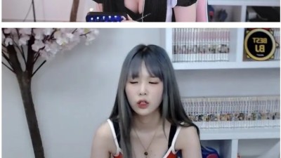 은근슬ㅈ 슴골 노출한 BJ 앵지