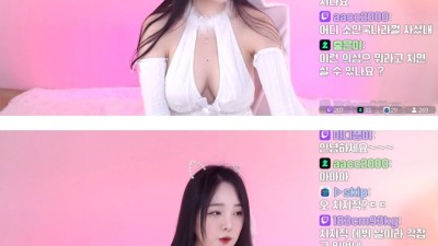 치지직에서 첫방송 한다는 자연산 거유 여캠