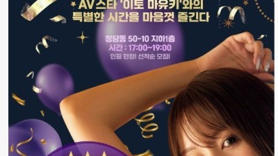 VIP 티켓 가격이 25만원이라는 AV배우 팬미팅