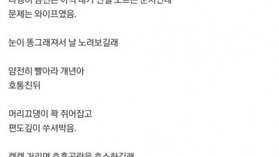 필력 오지는 초대남 레전드 썰