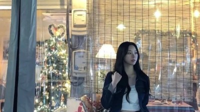 윤정주 눈길가는 검스 각선미