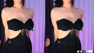ㅇㅎ)그릴래영 검정 튜브탑 댄스