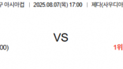 8월 7일 남자농구아시아컵 인도 VS 중국