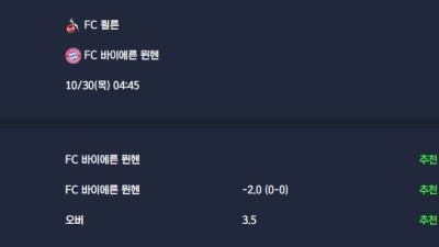 2025-10-30 [DFB Pokal] FC 쾰른 VS FC 바이에른 뮌헨 분석