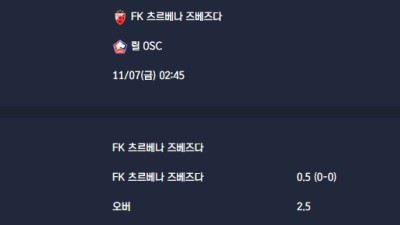 2025-11-07 [UEFA Europa League] FK 츠르베나 즈베즈다 VS 릴 OSC 분석