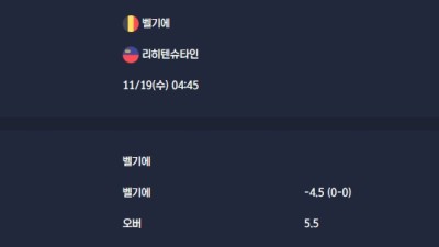 2025-11-19 [World Cup 2026 Qualification Europe] 벨기에 VS 리히텐슈타인 분석