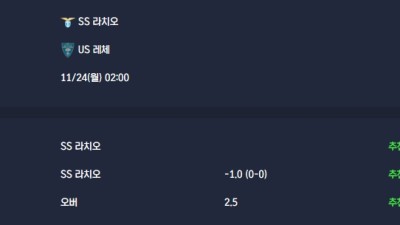 2025-11-24 [Serie A] SS 라치오 VS US 레체 분석