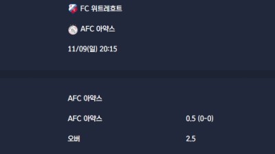 2025-11-09 [Eredivisie] FC 위트레흐트 VS AFC 아약스 분석