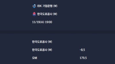 2025-11-19 [V-League - Women] IBK 기업은행 (W) VS 한국도로공사 (W) 분석