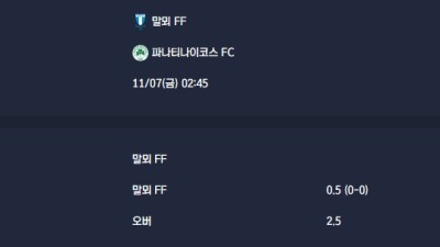 2025-11-07 [UEFA Europa League] 말뫼 FF VS 파나티나이코스 FC 분석