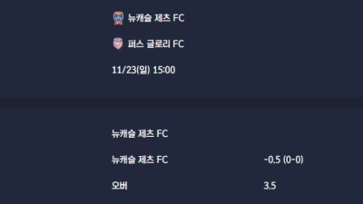 2025-11-23 [A-League] 뉴캐슬 제츠 FC VS 퍼스 글로리 FC 분석