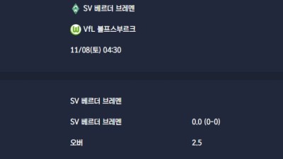 2025-11-08 [Bundesliga] SV 베르더 브레멘 VS VfL 볼프스부르크 분석