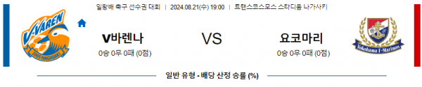 8월21일 일왕배축구 나가사키 마리노스 아시아축구분석 스포츠분석