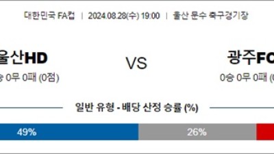 8월 28일 한국FA컵 2경기