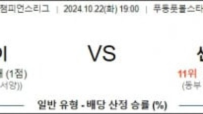 10월22일 AFC챔피언스리그 상하이 센트럴 해외축구분석  스포츠분석