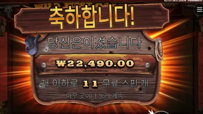 와일드 웨스트 골드 11스핀