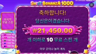 스위트 보난자 1000