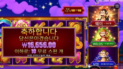 3 댄싱 몽키즈 10스핀