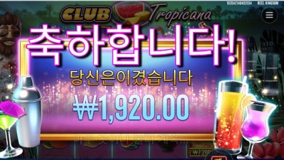 클럽 트로피카나 1900원