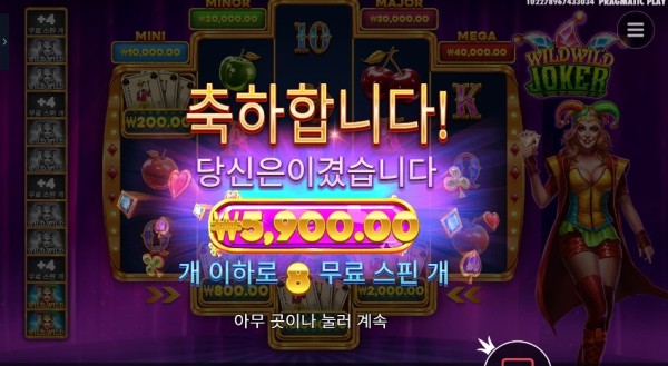 프라그마틱 플레이 와일드 와일드 조커