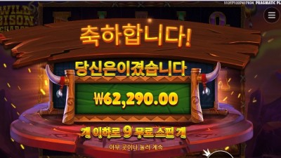 와일드 바이슨 차지 ６２천원