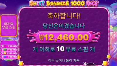 스위트 보난자 1000 다이스