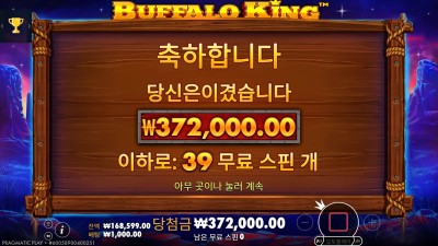 버팔로킹 36스핀