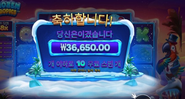 프로즌 트로픽스 ３６천원