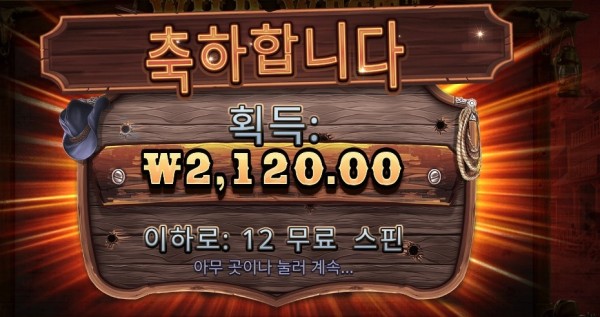 와일드 웨스트 골드 2천원