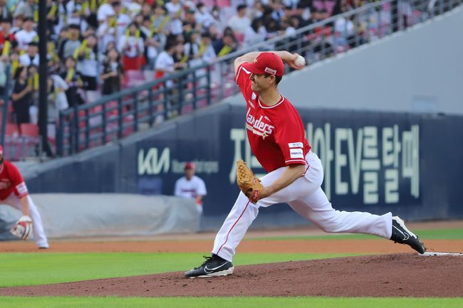 전광판 159km 실화? KKKKKK...앤더슨 무실점 강렬 데뷔, SSG 승부수 통하나 [오!쎈 광주]