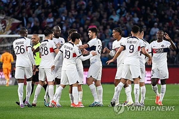 '미쳤다' 이강인, 최종전 전반에만 1골 1도움… PSG, 2-0 리드