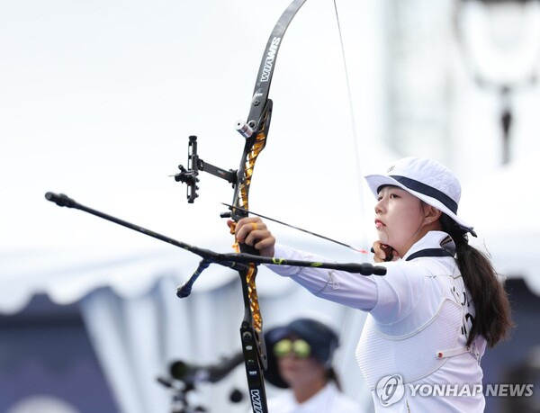 '60발째 돼서야 첫 8점' 임시현, 세계신기록 1위 [파리 올림픽]