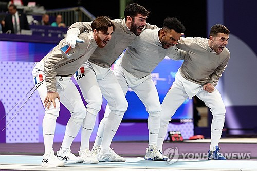 프랑스 추태, 시비 걸고 심판 모욕…한국 남자 사브르 '실력으로' 말했다→준결승 이기고 '3연패 눈 앞' [2024 파리]