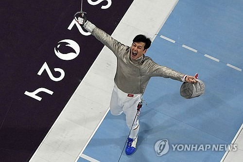 프랑스 추태, 시비 걸고 심판 모욕…한국 남자 사브르 '실력으로' 말했다→준결승 이기고 '3연패 눈 앞' [2024 파리]