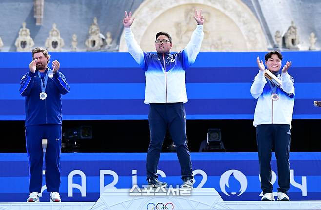 “나와 엘리슨은 양궁의 메시와 호날두” 김우진 발언에…이우석 “우진이형이 메시, 저는 음바페 할게요”[SS파리in]