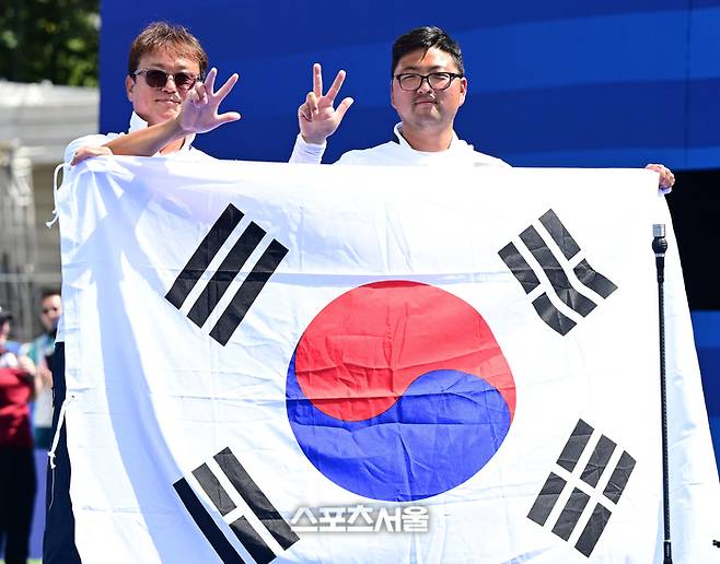 “나와 엘리슨은 양궁의 메시와 호날두” 김우진 발언에…이우석 “우진이형이 메시, 저는 음바페 할게요”[SS파리in]