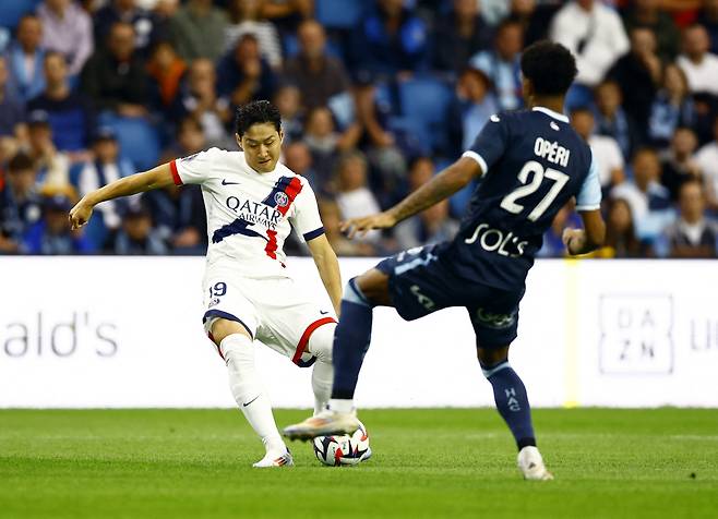 이강인 초대박, 환상 감아차기 '골키퍼 그대로 얼음'...개막 2경기 연속골 폭발 'PSG, 몽펠리에에 6-0 대승'