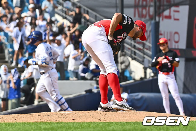 ‘박병호에게 연타석 홈런 맞고 5실점’ KIA 스타우트, KBO 데뷔전서 호된 신고식   [오!쎈 대구]