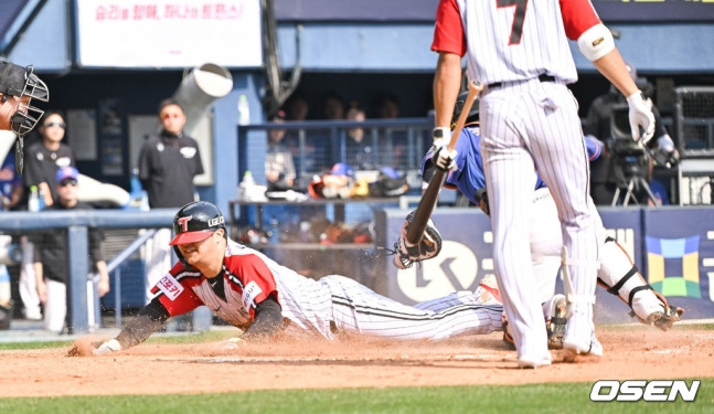 '와' KBO 43년 역사상 8번째 진기록 탄생하다!... 인생 경기 펼친 9번 타자 '2홈런+4안타+5타점' 전부 데뷔 최초 [잠실 현장리뷰]