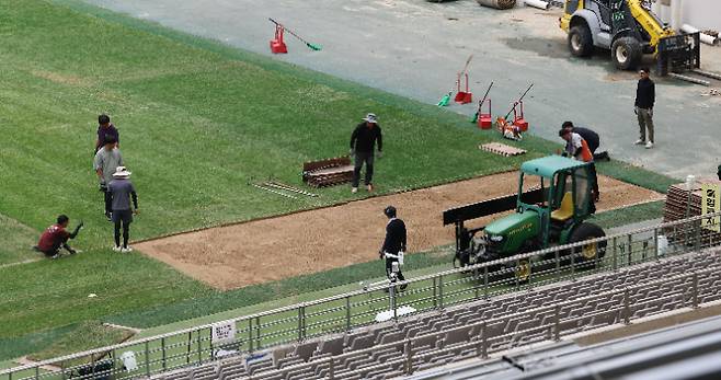 '손흥민 잔디 지적' 축구협회, AFC에 10월 이라크전 홈구장 변경 가능성 통보