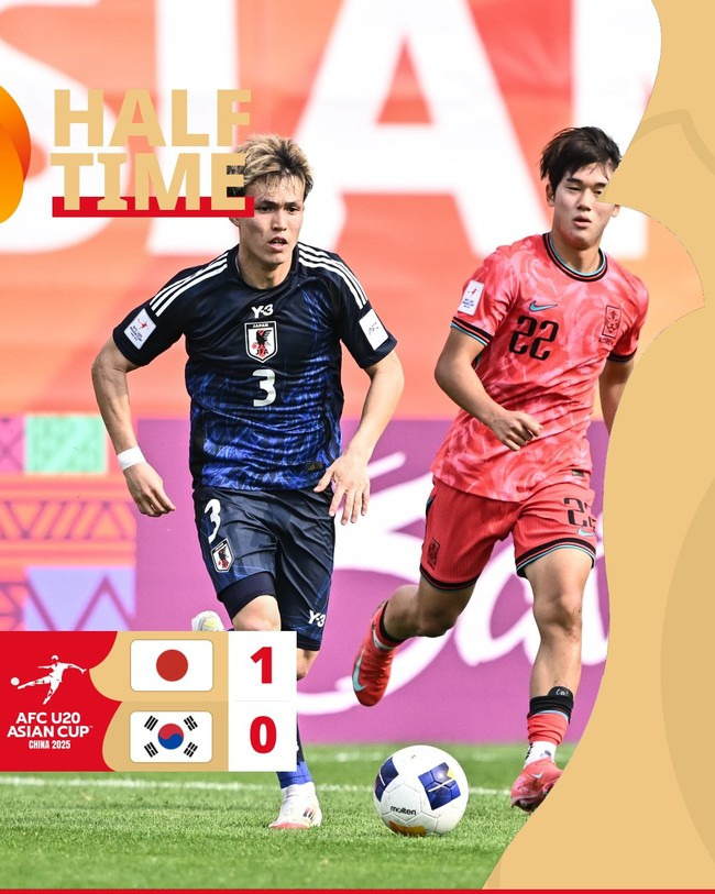 [U-20 아시안컵 리뷰] '김태원 극장 동점골' 한국, 일본과 1-1 무승부! 조 1위로 8강 진출