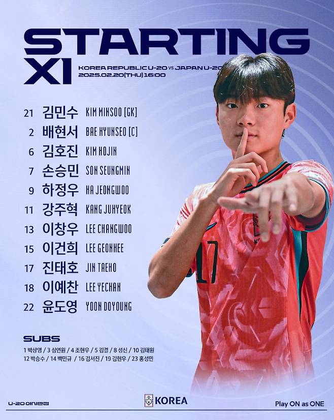 '허무한 실점' 한국, 일본과 전반전 0-1로 끌려가…8강서 이란과 격돌하나 (전반 종료)