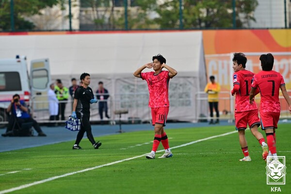 '김태원 극적 동점골' 한국, U-20 아시안컵서 일본과 1-1 무…조 1위 8강행!