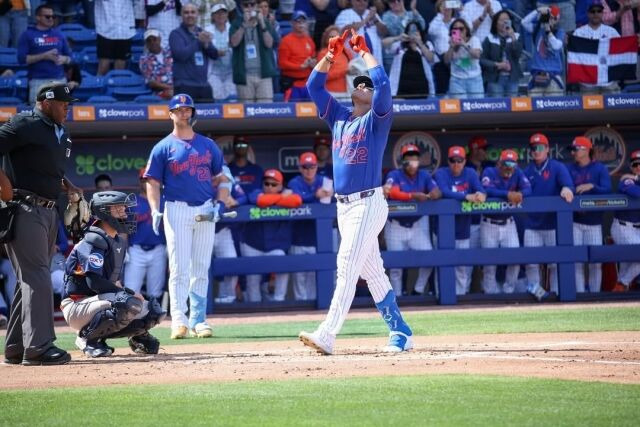 '돈 쓸 맛이 난다' 1조 사나이 시범경기 첫 타석서 홈런포 작렬, 여기저기서 극찬 폭발